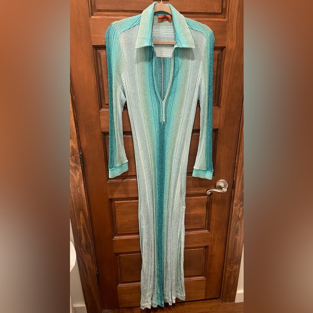 Missoni Mare Swim Cover Up Dress size 46 Like New Gorgeous Shimmer